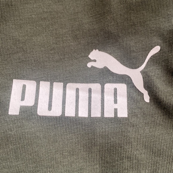 PUMA Long Sleeve Taping Tee Green XXL - Picture 8 of 10